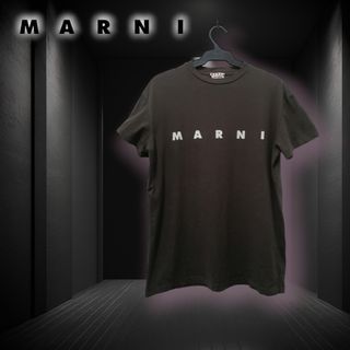 Marni Logo T Shirt - Dark Grey