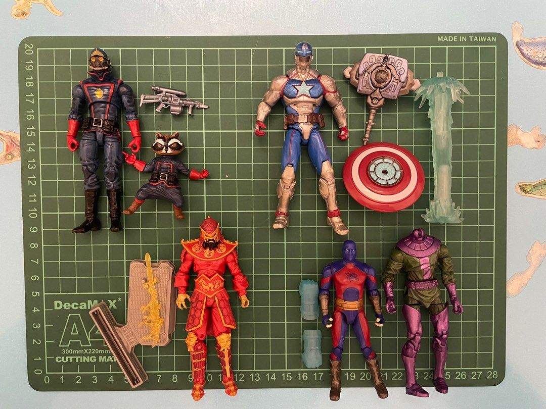 Marvel and top dc figures
