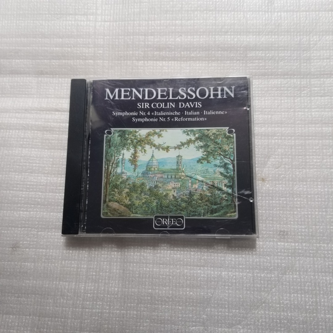 Mendelssohn - Symphonies Nos. 4 & 5 / Colin Davis / Orfeo捷克版
