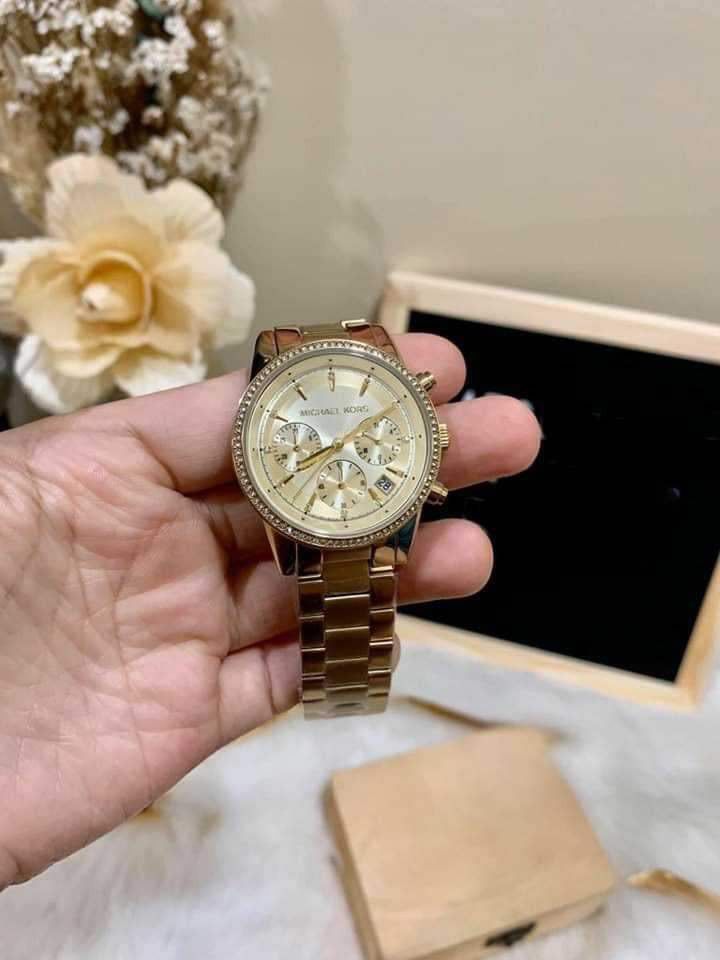 Michael kors discount ritz chronograph watch