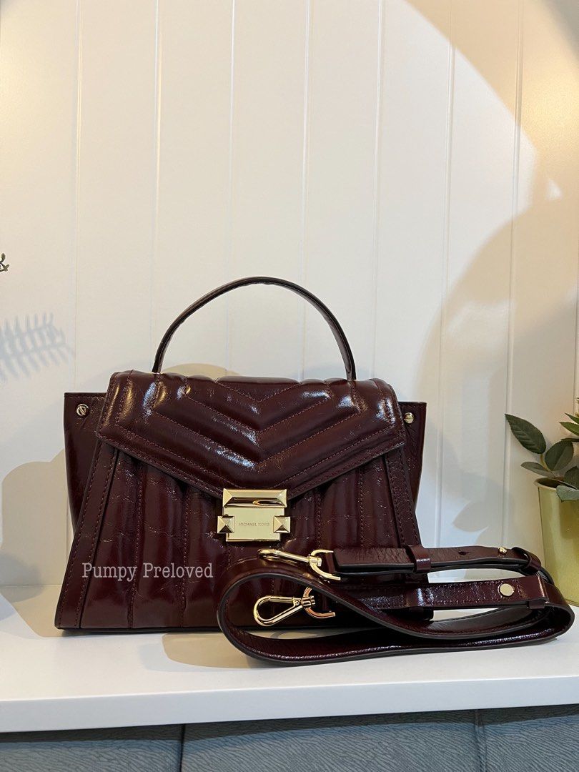 Michael kors whitney oxblood hot sale
