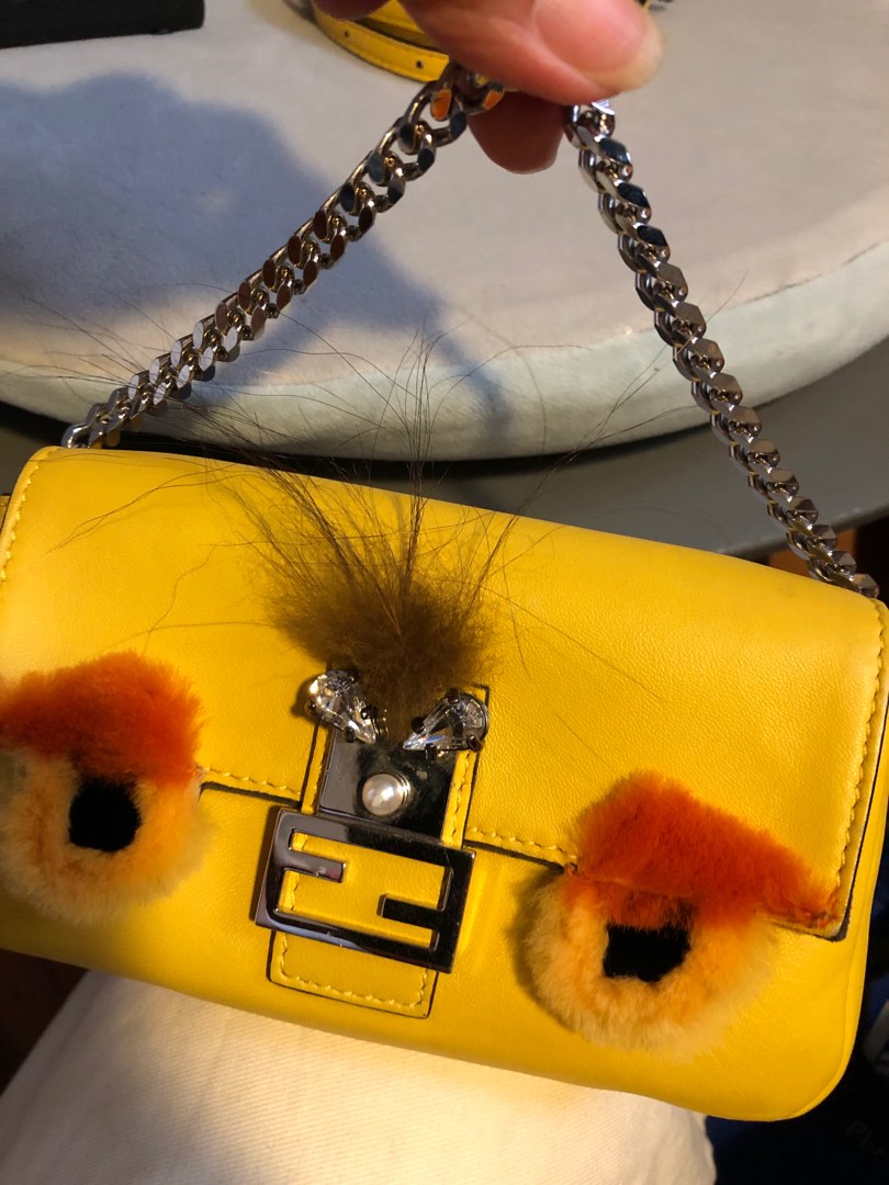 Fendi micro hot sale baguette monster