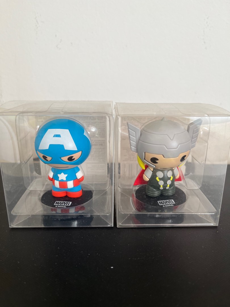 Miniso Marvel Captain America and Thor Figurine, Hobbies & Toys, Toys