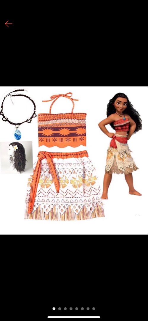 Moana Costume, Babies & Kids, Babies & Kids Fashion on Carousell