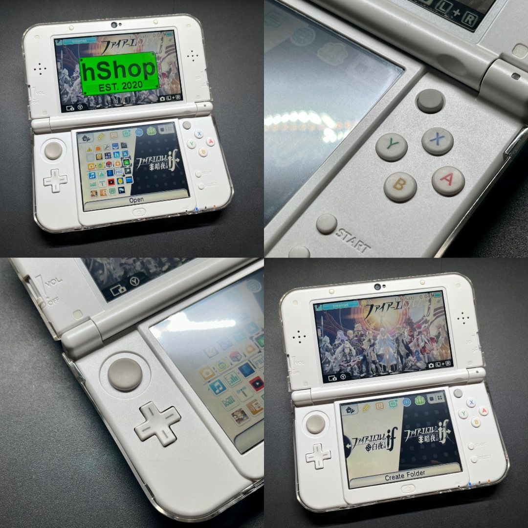 Modded New 3DS XL Almost Fully Pristine TN Screen installed