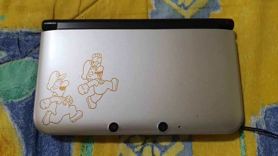 Modded Old 3DS XL, Silver Mario & Luigi Dream Team Limited Edition