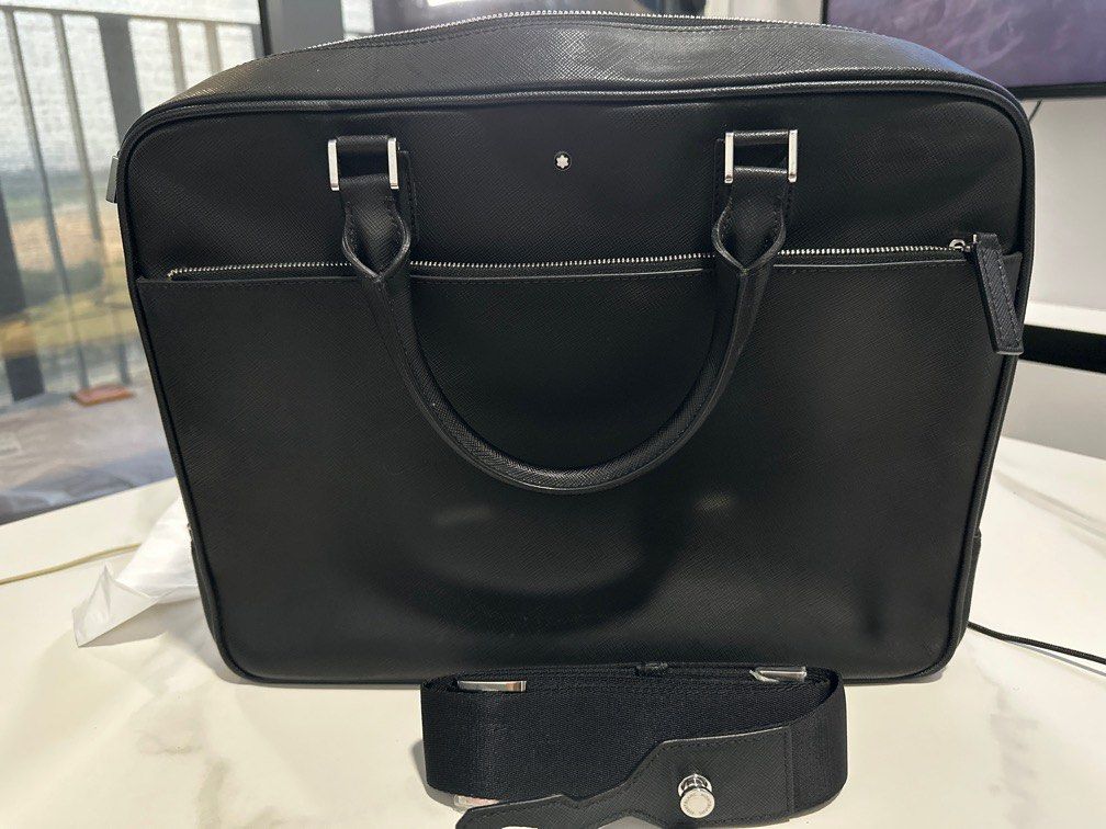Mont Blanc Briefcase, Men's Fashion, Bags, Briefcases on Carousell