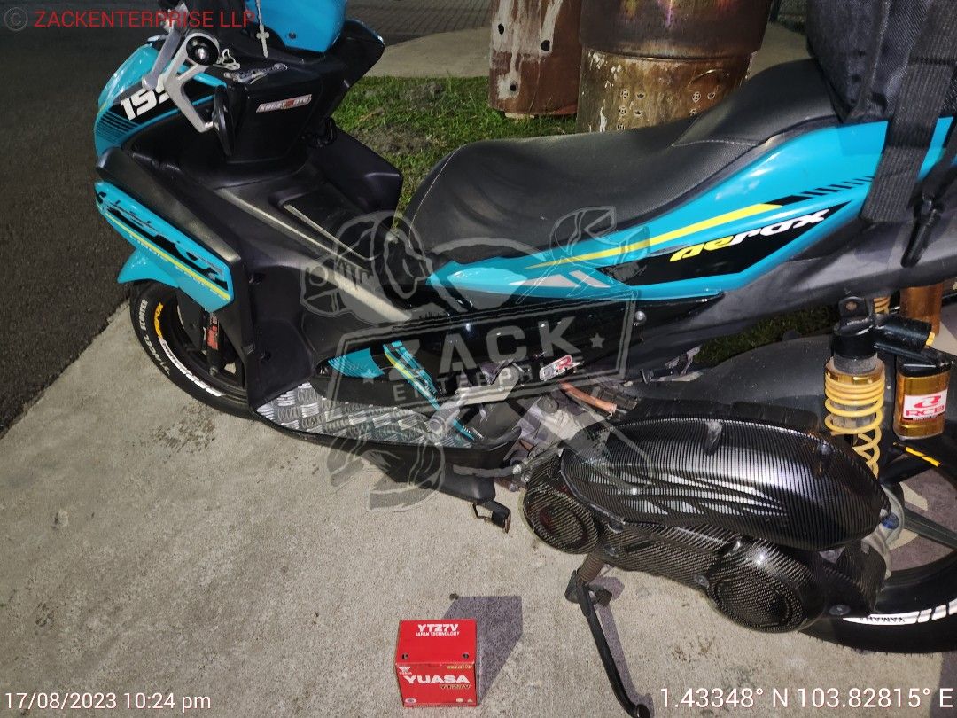 Motorcycle Battery Rescue and Recovery (ALL BIKE) Aerox Yishun Ring