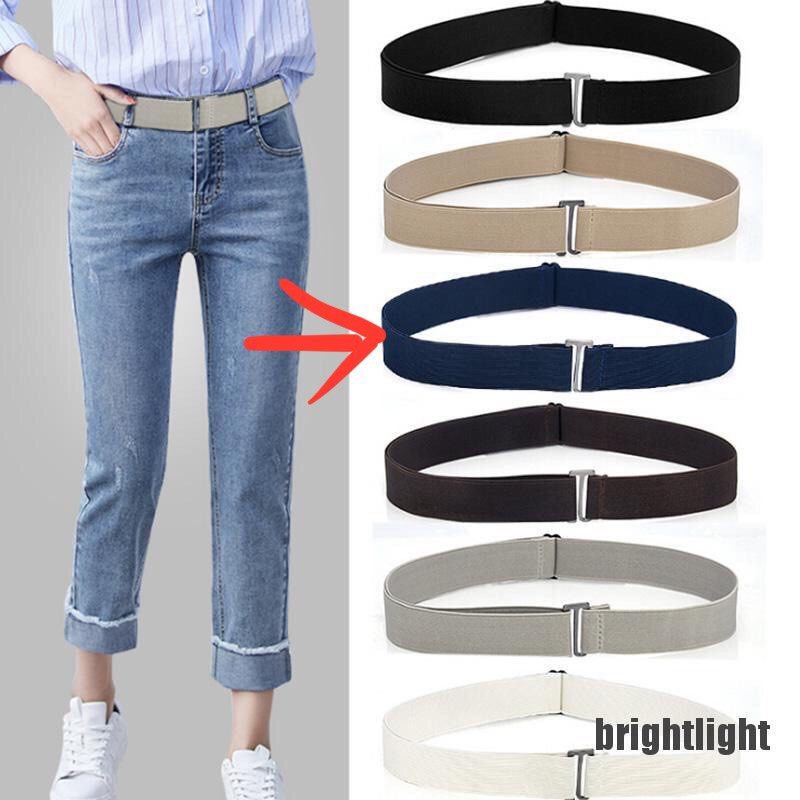 Navy Blue Elastic Belt Women s Fashion Watches Accessories