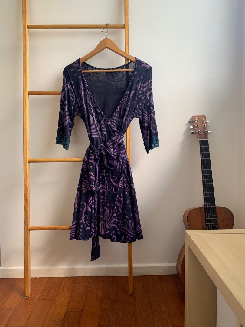 Purple sales vintage dress