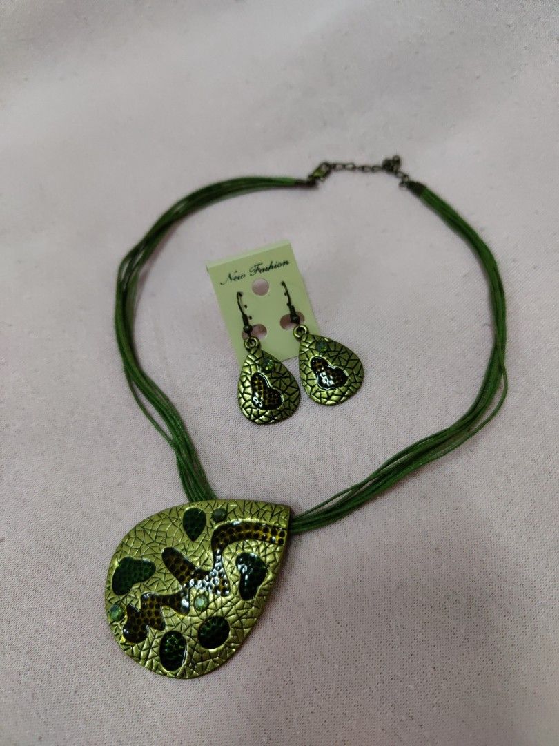 Matching necklace and new arrivals earrings