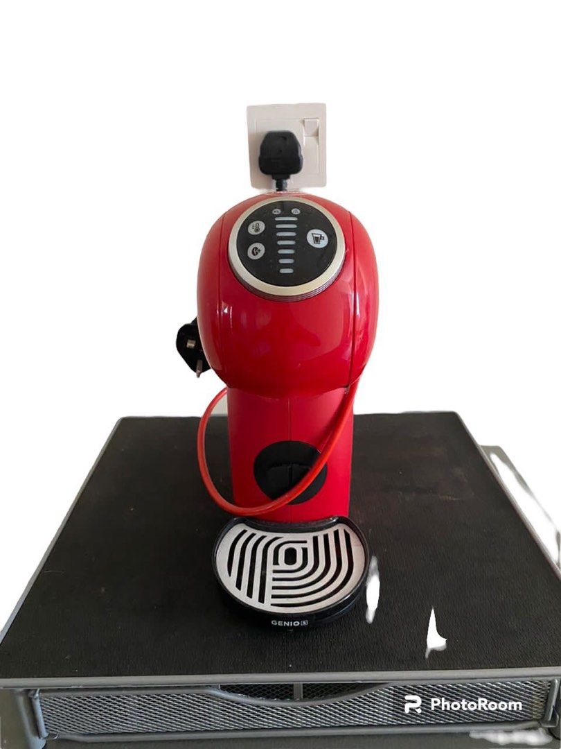 Nescafe Dolce Gusto Coffee Machine *Genio S Plus Red* + Capsule Pod Drawer,  TV & Home Appliances, Kitchen Appliances, Coffee Machines & Makers on  Carousell
