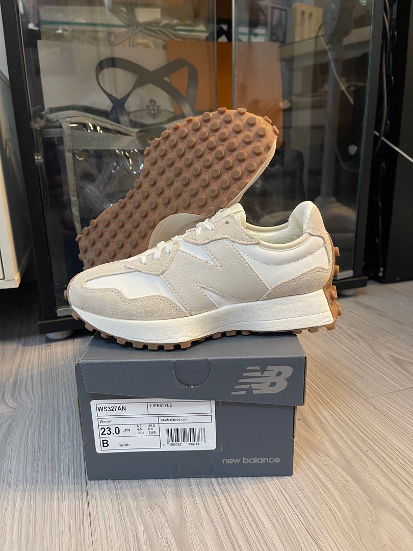 New Balance 327 Moonbeam Timberwolf Womens VNDS Authentic, Men's