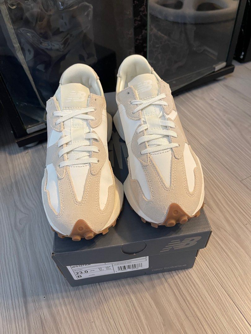 New Balance 327 Moonbeam Timberwolf Womens VNDS Authentic, Men's