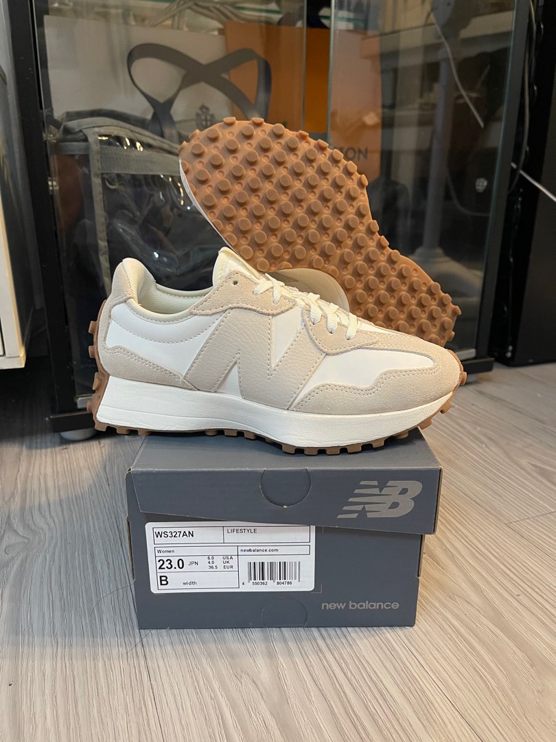 New Balance 327 Moonbeam Timberwolf Womens VNDS Authentic, Men's