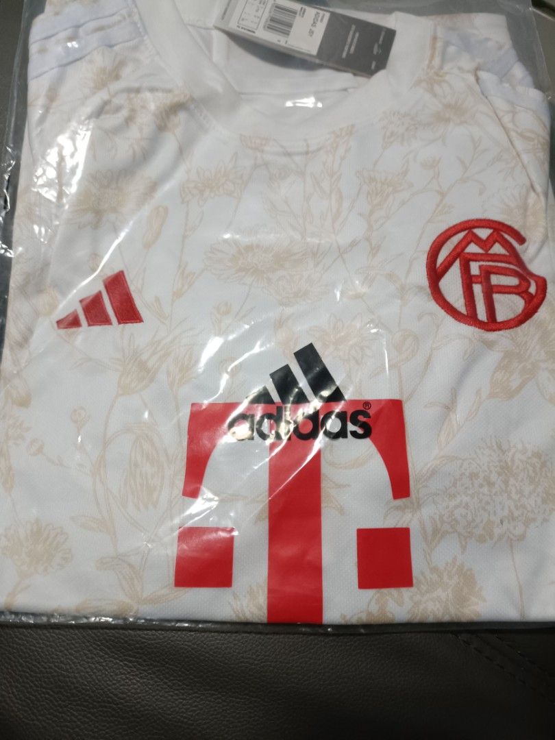 PRE ORDER Bayern Munich white cream away kit football soccer jersey