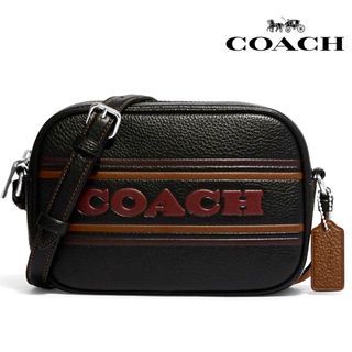New Coach 🇺🇸 Original CH308 Black Mini Jamie Camera Bag with Coach Stripe Women Crossbody Bag with Full Set of Coach Package 