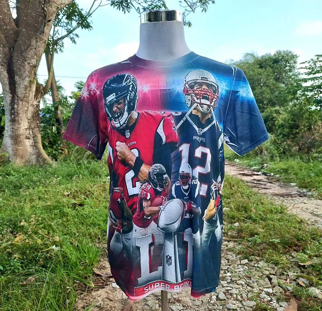 NFL Super Bowl Full Print Shirt By Gildan Performance, Men's Fashion,  Activewear on Carousell