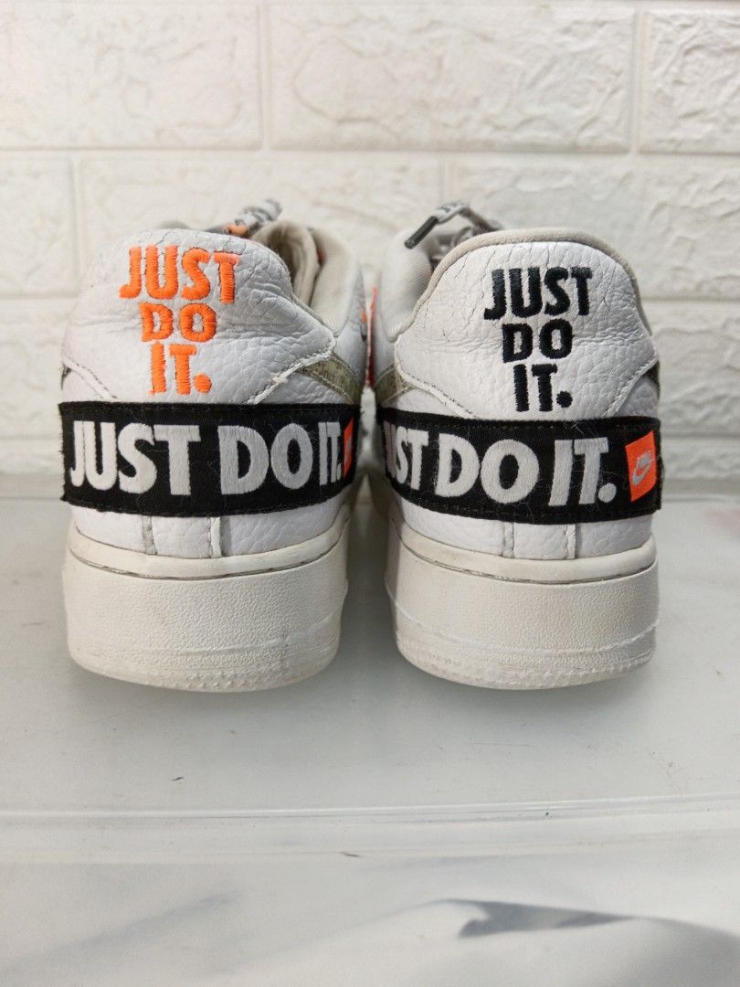 nike air force just do it fake vs real