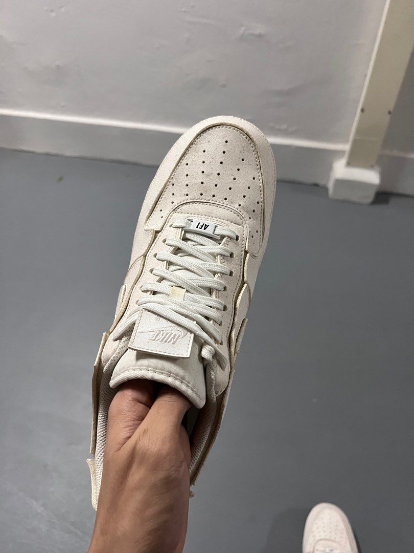 Beige air force 1s discount