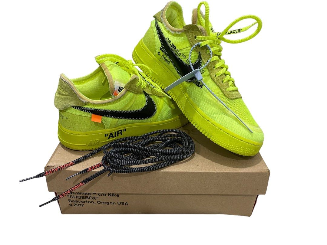 Nike air force clearance 1 off white jaune
