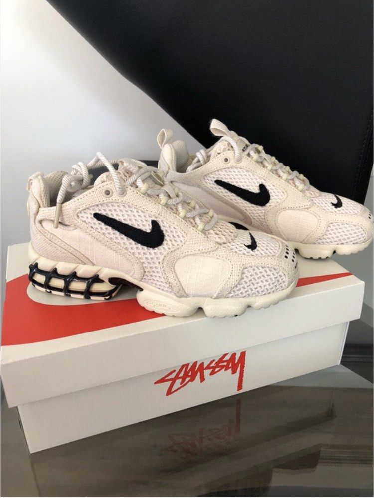 Nike Air Zoom Stussy 27.5cm Spiridon Cage 2 Stussy Fossil #23衣櫃出清