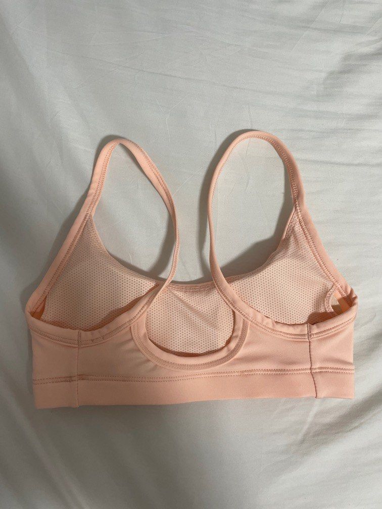 Nike Baby Pink Dri-Fit Sports Bra, Women's Fashion, Activewear on Carousell