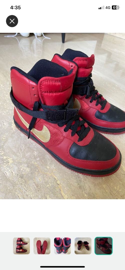 Red hotsell nike womens