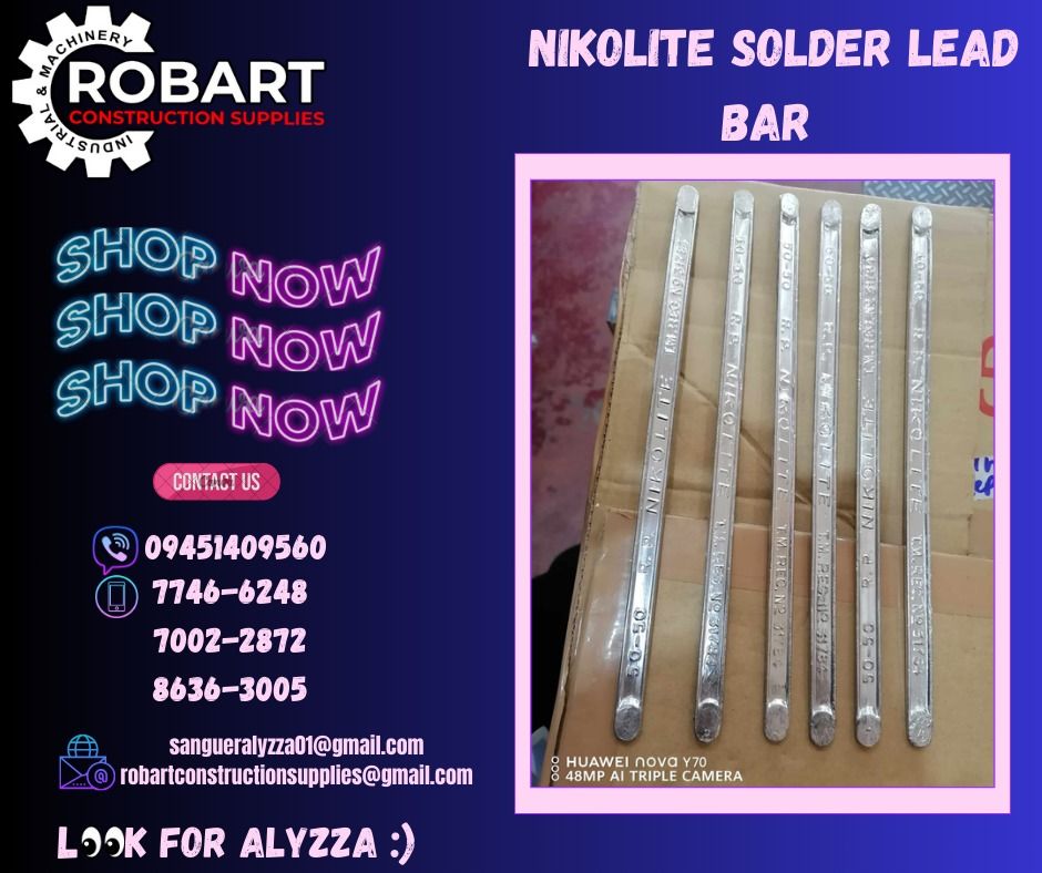 NIKOLITE SOLDERING LEAD, Commercial & Industrial, Construction Tools & Equipment on Carousell