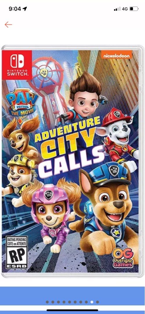 Paw patrol video game nintendo switch on sale
