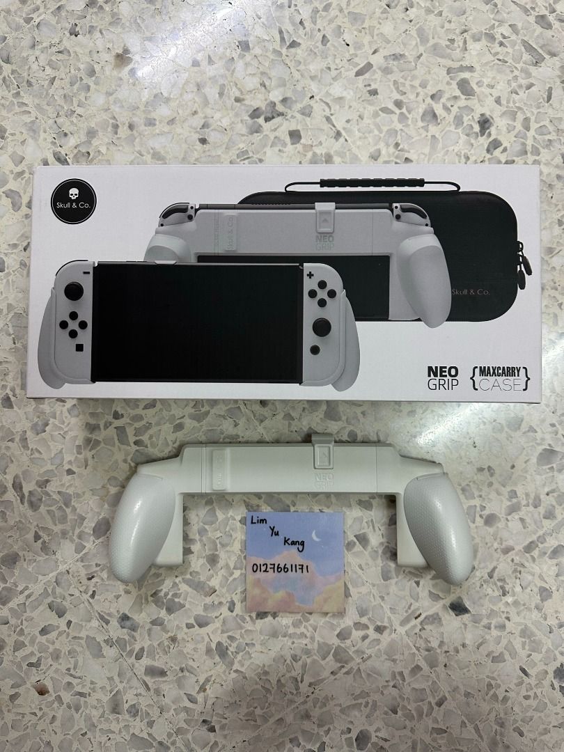 Nintendo Switch Lite (Used)/ Skull & Co Neo Grip, Video Gaming, Video ...