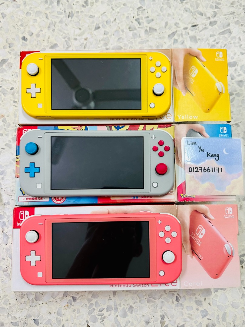 Nintendo Switch Lite (Used)/ Skull & Co Neo Grip, Video Gaming, Video Game Consoles, Nintendo on