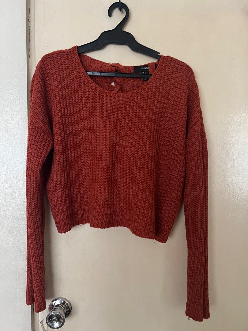 Forever 21 clearance burnt orange sweater