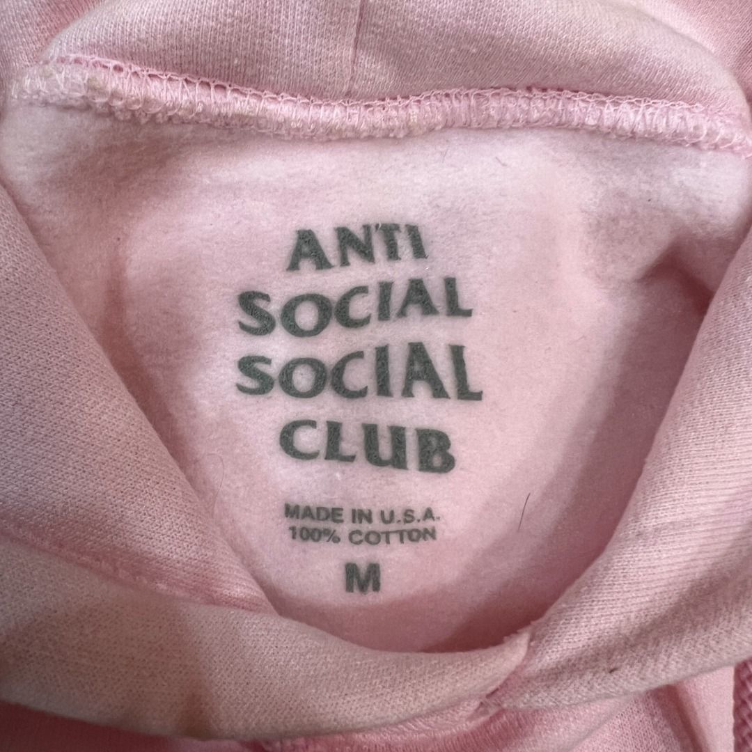 P42. ANTI SOCIAL SOCIAL CLUB ASSC X RICHARDSON PINK HOODIE 2017 EDITION SWEATER OUTWEAR TOP SIZE M ORIGINAL
