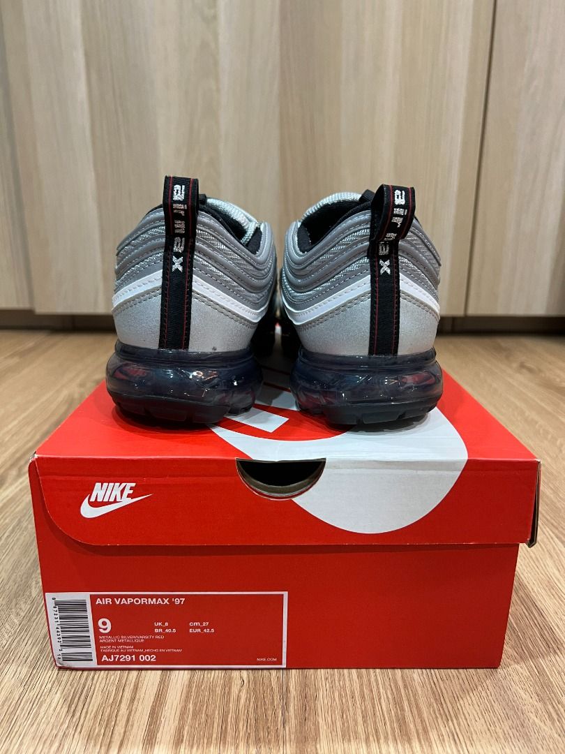 Nike air vapormax discount 97 black and red