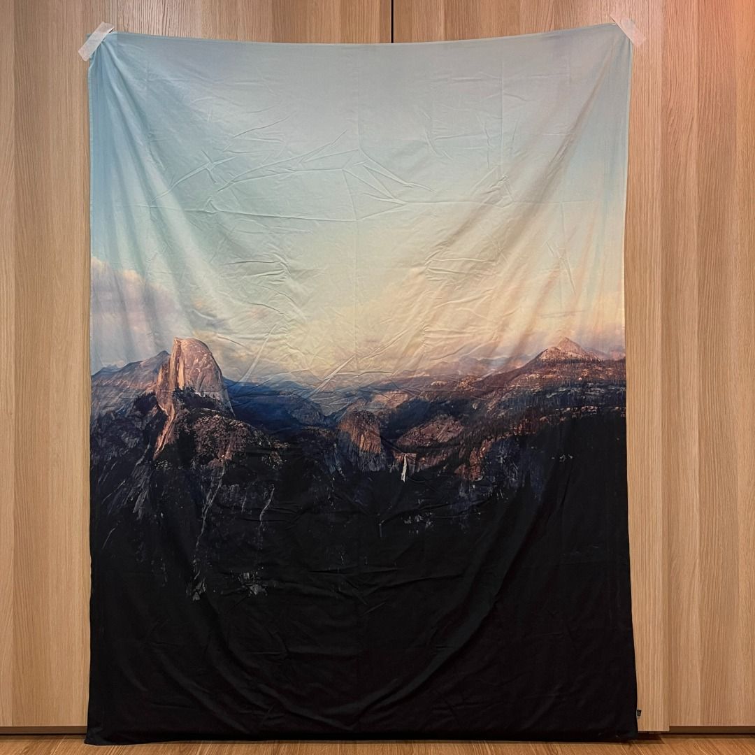 P48. URBAN OUTFITTERS X LEAH FLORES FOR DENY YOSEMITE TAPESTRY WALLPAPER HOUSE DECOR BLANKET THROWER ORIGINAL