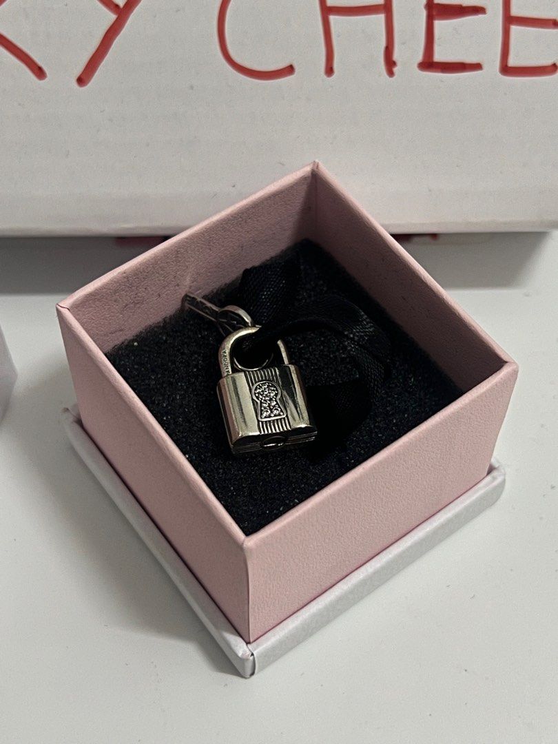 Pandora Padlock and Key Dangle Charm, Luxury, Accessories on Carousell