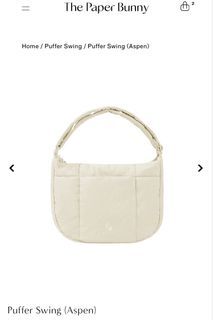 Paper Bunny Puffer Swing