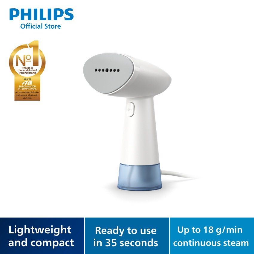 PHILIPS Handheld Garment Steamer 1000 Series STH1000/16, Portable