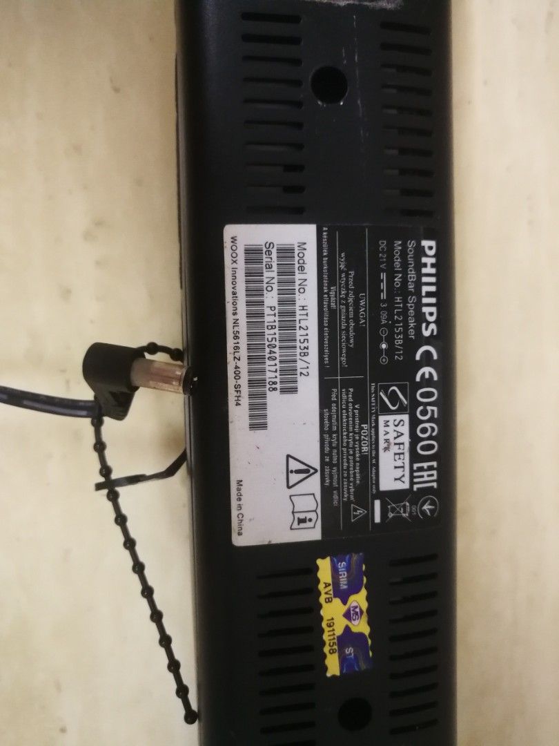 Philips soundbar 0560 top