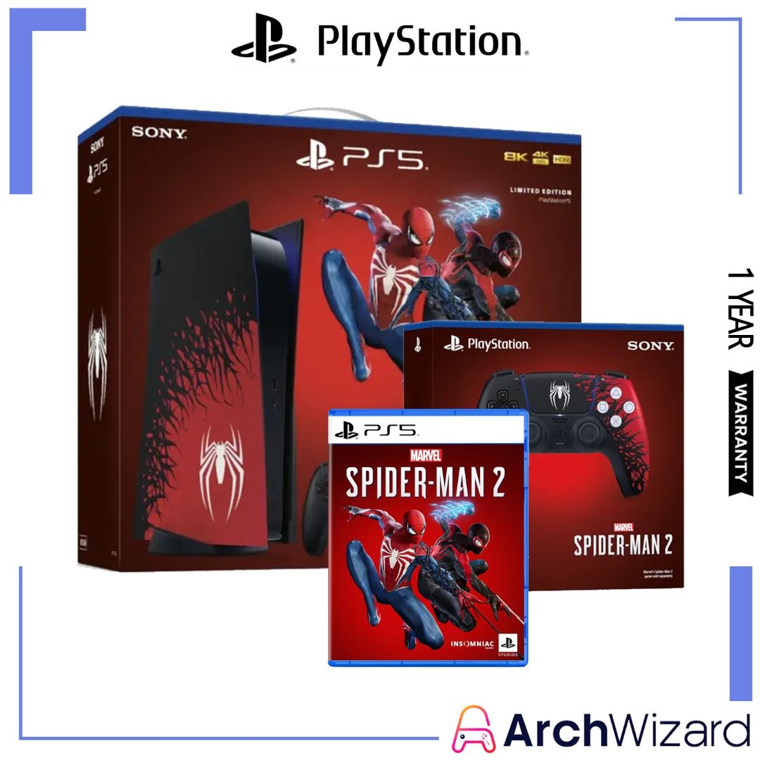 Sony PlayStation 5 Disc Console - Marvel's Spider-Man 2 Standard Edition  Bundle - Sam's Club