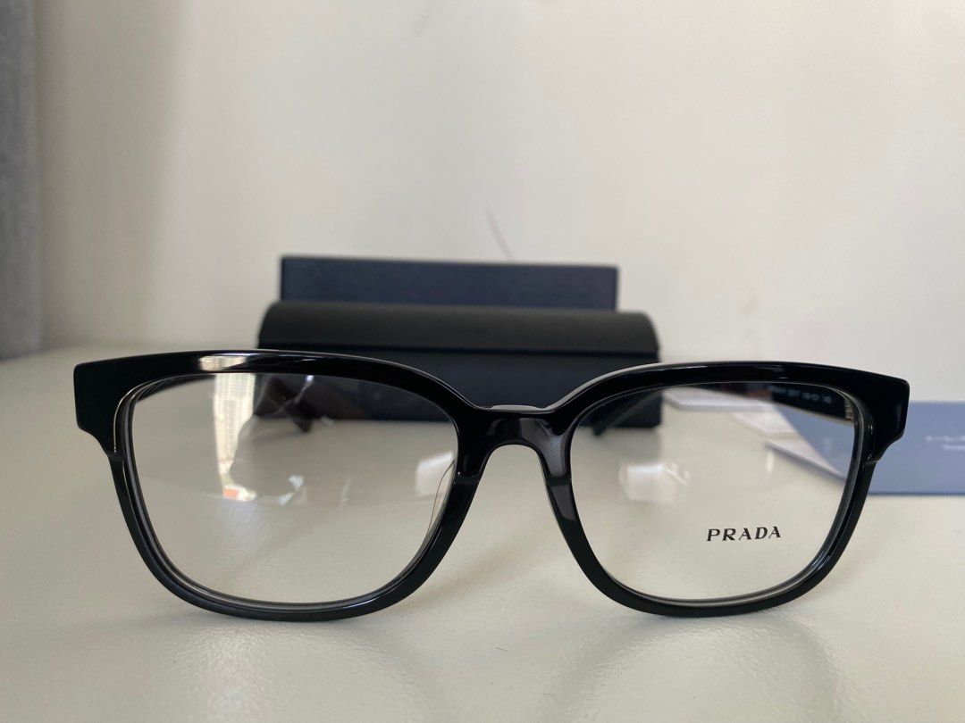 Prada glasses / spectacles / frames (Category: Sunglasses & Eyewear) located in Singapore. Submitted by come2mama (Listing ID 1254897129, Image 7). Description: Brand new Prada classic italian look (size 55) Selling because i bought it thinking i have lost my old spectacles, but found it shortly after Purchased for $380.