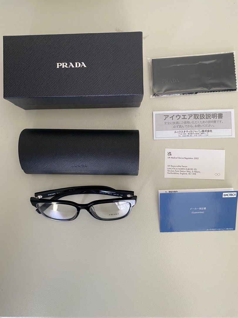 Prada glasses / spectacles / frames (Category: Sunglasses & Eyewear) located in Singapore. Submitted by come2mama (Listing ID 1254897129, Image 4). Description: Brand new Prada classic italian look (size 55) Selling because i bought it thinking i have lost my old spectacles, but found it shortly after Purchased for $380.