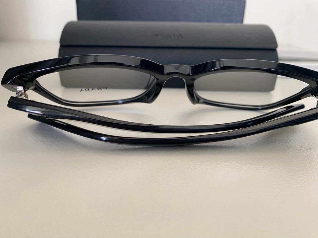 Prada glasses / spectacles / frames (Category: Sunglasses & Eyewear) located in Singapore. Submitted by come2mama (Listing ID 1254897129, Image 6). Description: Brand new Prada classic italian look (size 55) Selling because i bought it thinking i have lost my old spectacles, but found it shortly after Purchased for $380.