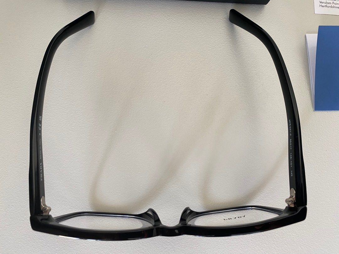 Prada glasses / spectacles / frames (Category: Sunglasses & Eyewear) located in Singapore. Submitted by come2mama (Listing ID 1254897129, Image 9). Description: Brand new Prada classic italian look (size 55) Selling because i bought it thinking i have lost my old spectacles, but found it shortly after Purchased for $380.