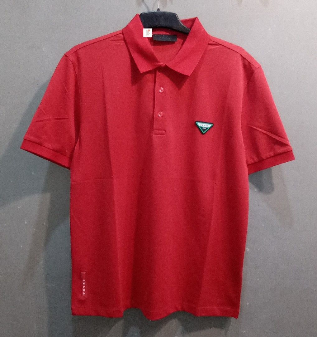 PRADA RED POLO SHIRT