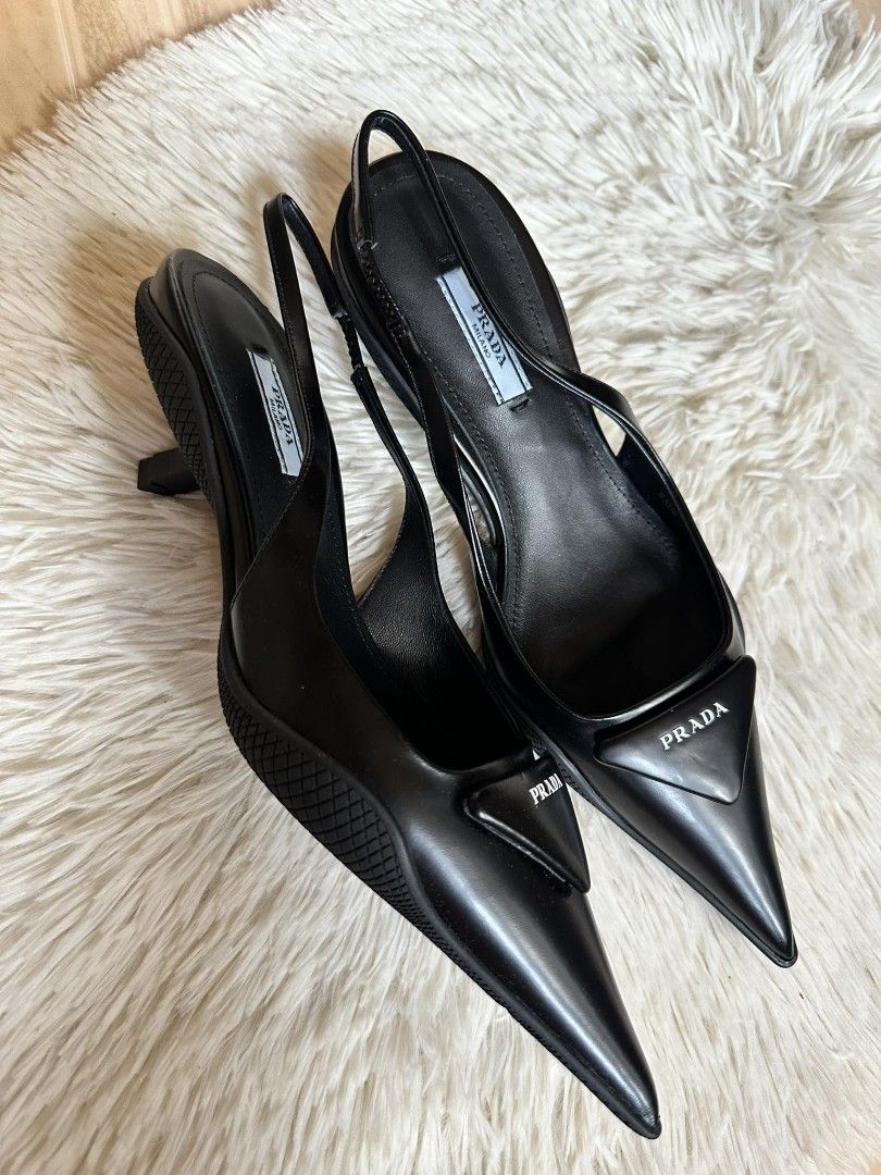 Prada slingback sale store