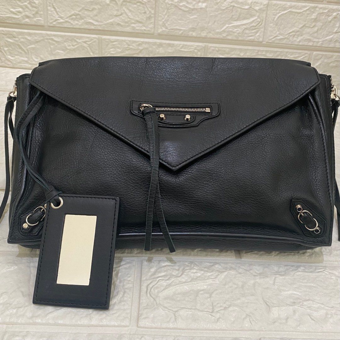 Balenciaga papier clutch top