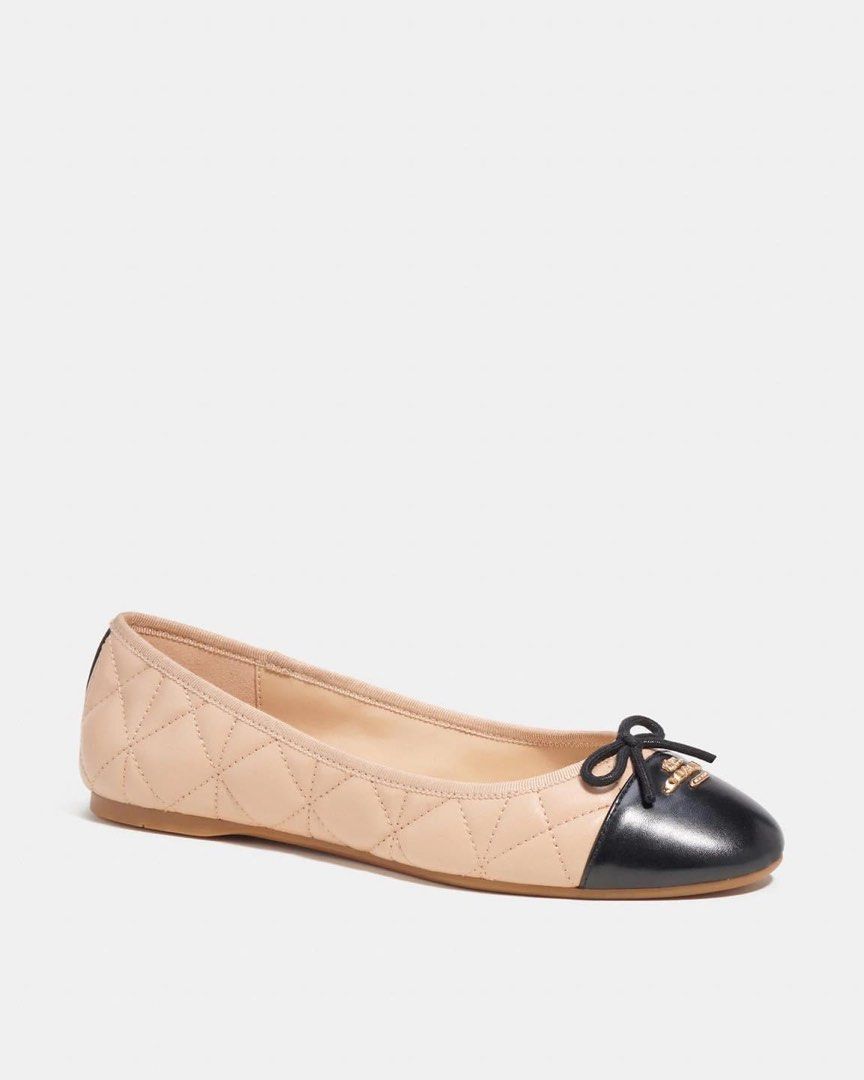Coach Allyson Quilted Ballet Flats