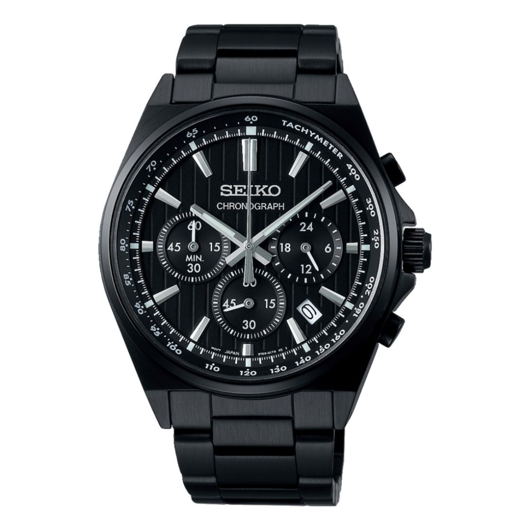 All black clearance stainless steel watches